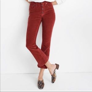 Madewell Tall Cali Demi-Boot in Corduroy